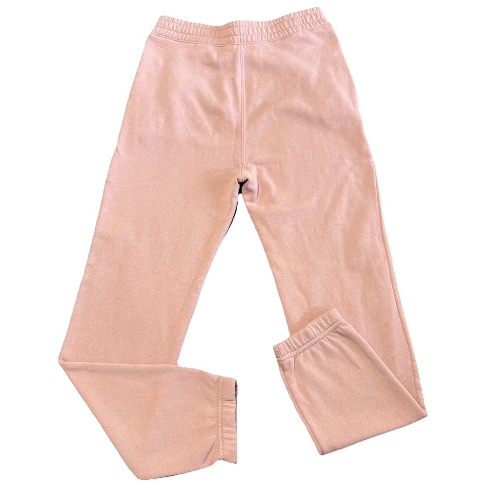 Abercrombie Kids Sweatpants Girls 13/14 Pink Fleece Logo Joggers Fleece Lined